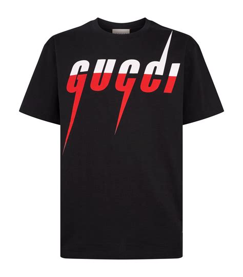 t shirt gucci meski|gucci logo t shirt.